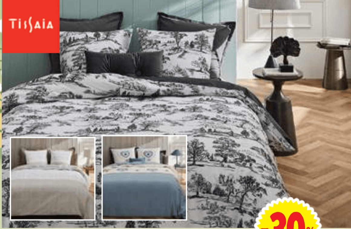 Posteljni komplet Charme 240 x 220 + 2x 63 x 63 cm