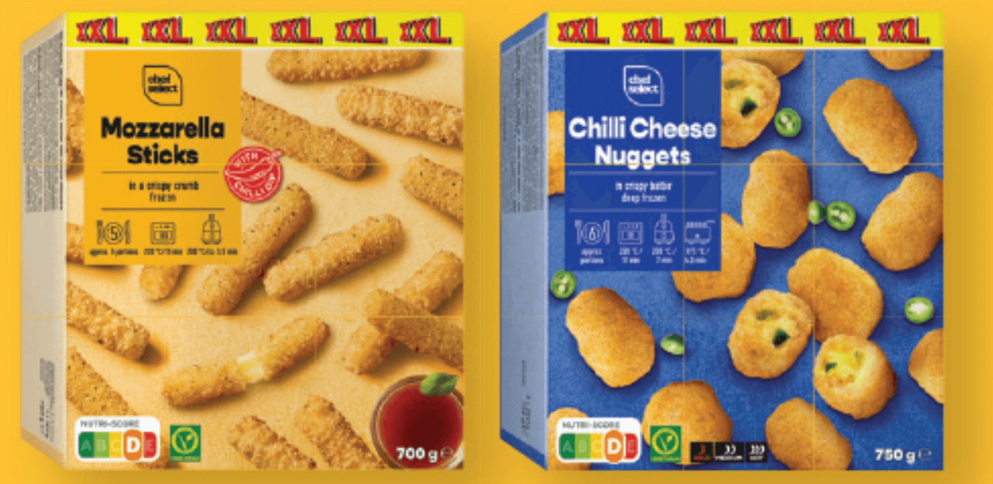 Chef Select Panirani prigrizki XXL 700/750 g - Akcija v trgovini Lidl