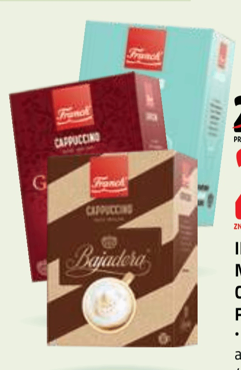 Instant napitek Cappuccino Franck 44 g ali 48 g