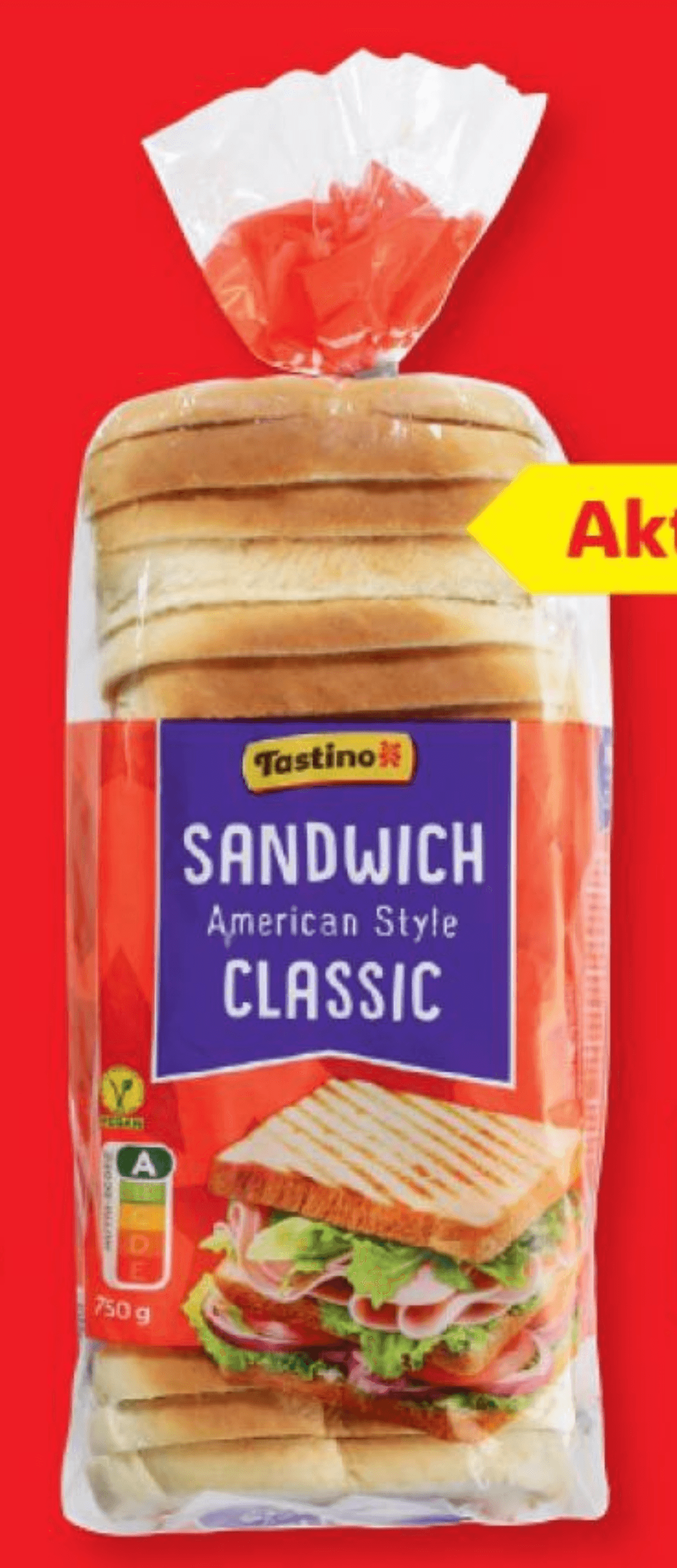 TASTINO Sendvič toast 750 g