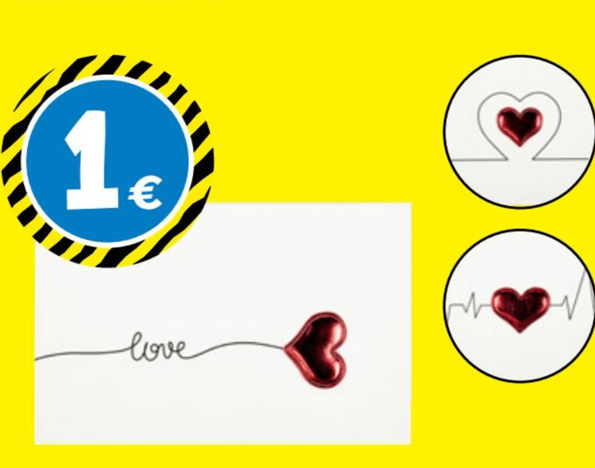 Voščilnica - Akcija v trgovini Tedi