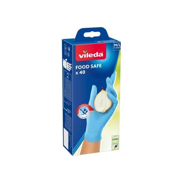 Vileda rokavice za enkratno uporabo Food Safe 40 kom