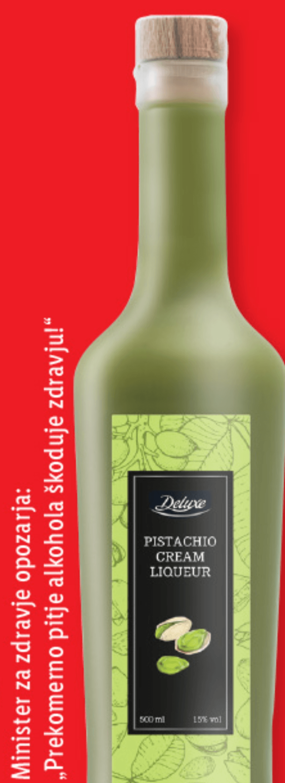 Deluxe Kremni liker s pistacijo 0,5 l