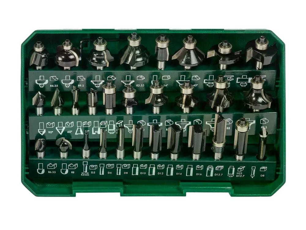 Parkside Komplet nastavkov za rezkanje 30-delni