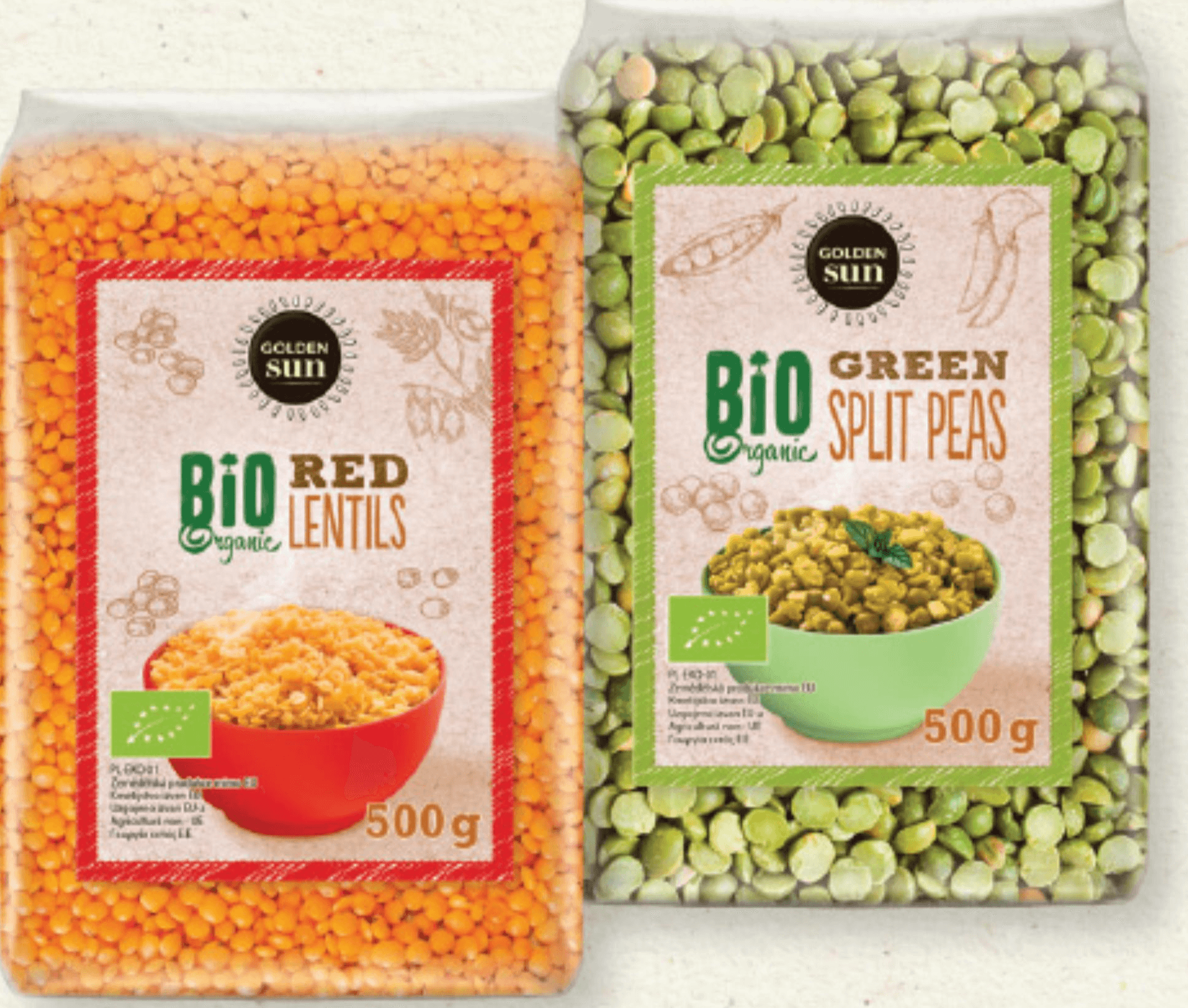 Golden Sun Bio stročnice 500 g