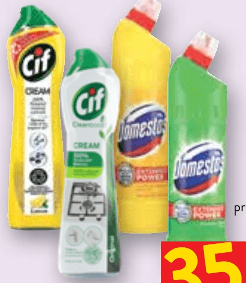 Domestos in Cif izdelki za čiščenje - Akcija v trgovini Spar