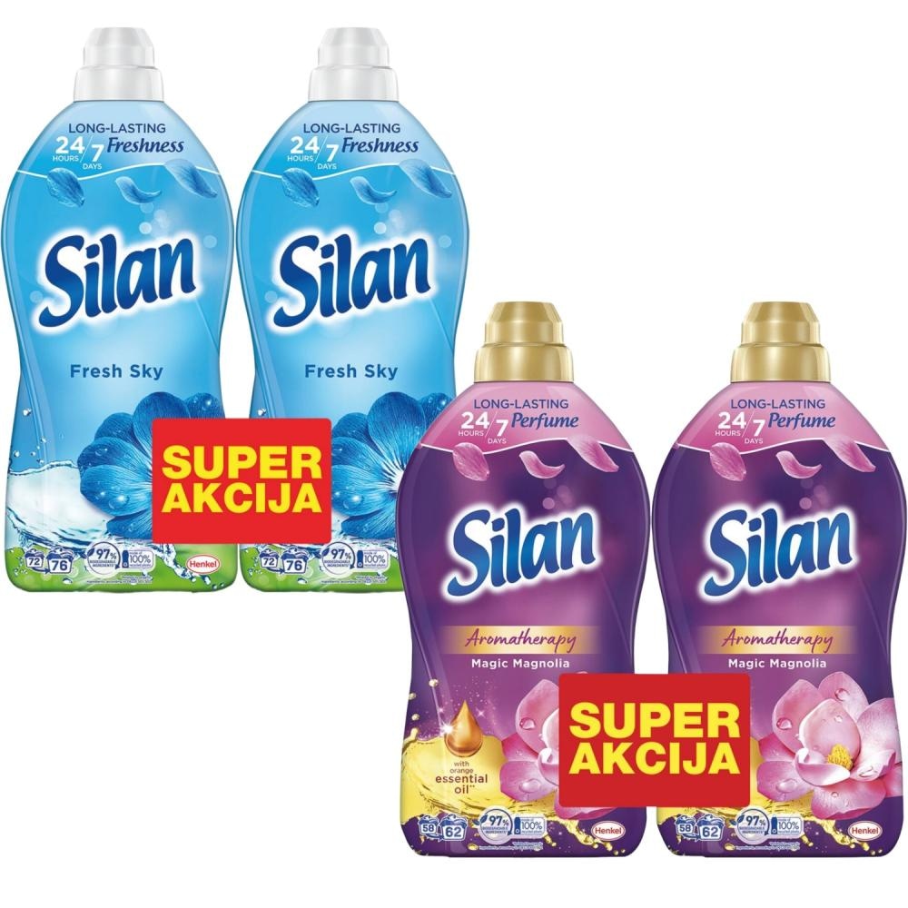 Silan mehčalec za perilo 2 x 1,364 l