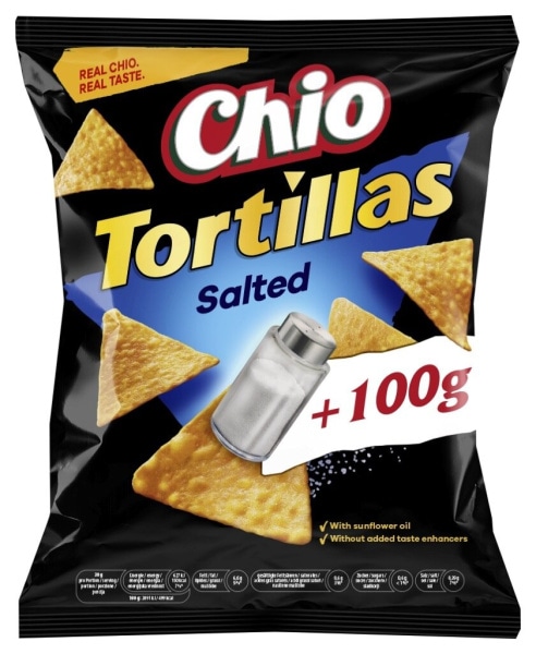 Čips Chio Tortilla Maxx 200 + 100 g GRATIS