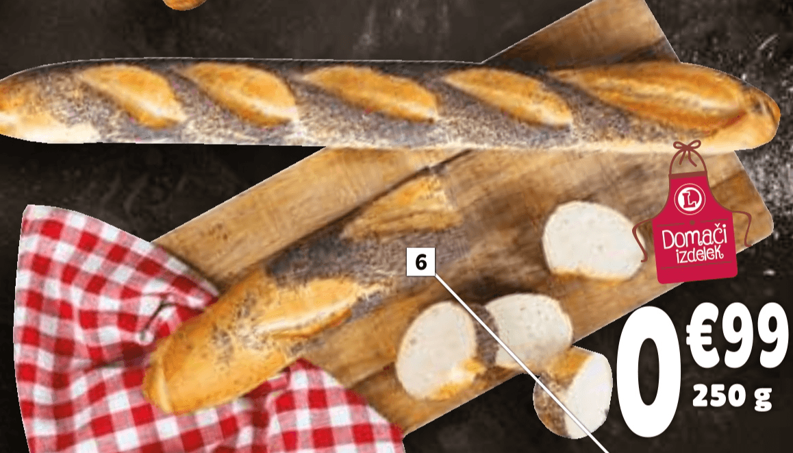 Bageta z makom 250 g