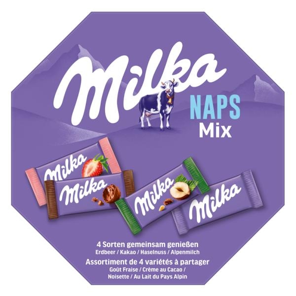 ČOKOLADICE MILKA NAPS 138 g Milka