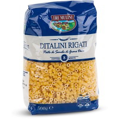 Tre Mulini Testenine Ditalini 500 g - Akcija v trgovini Eurospin