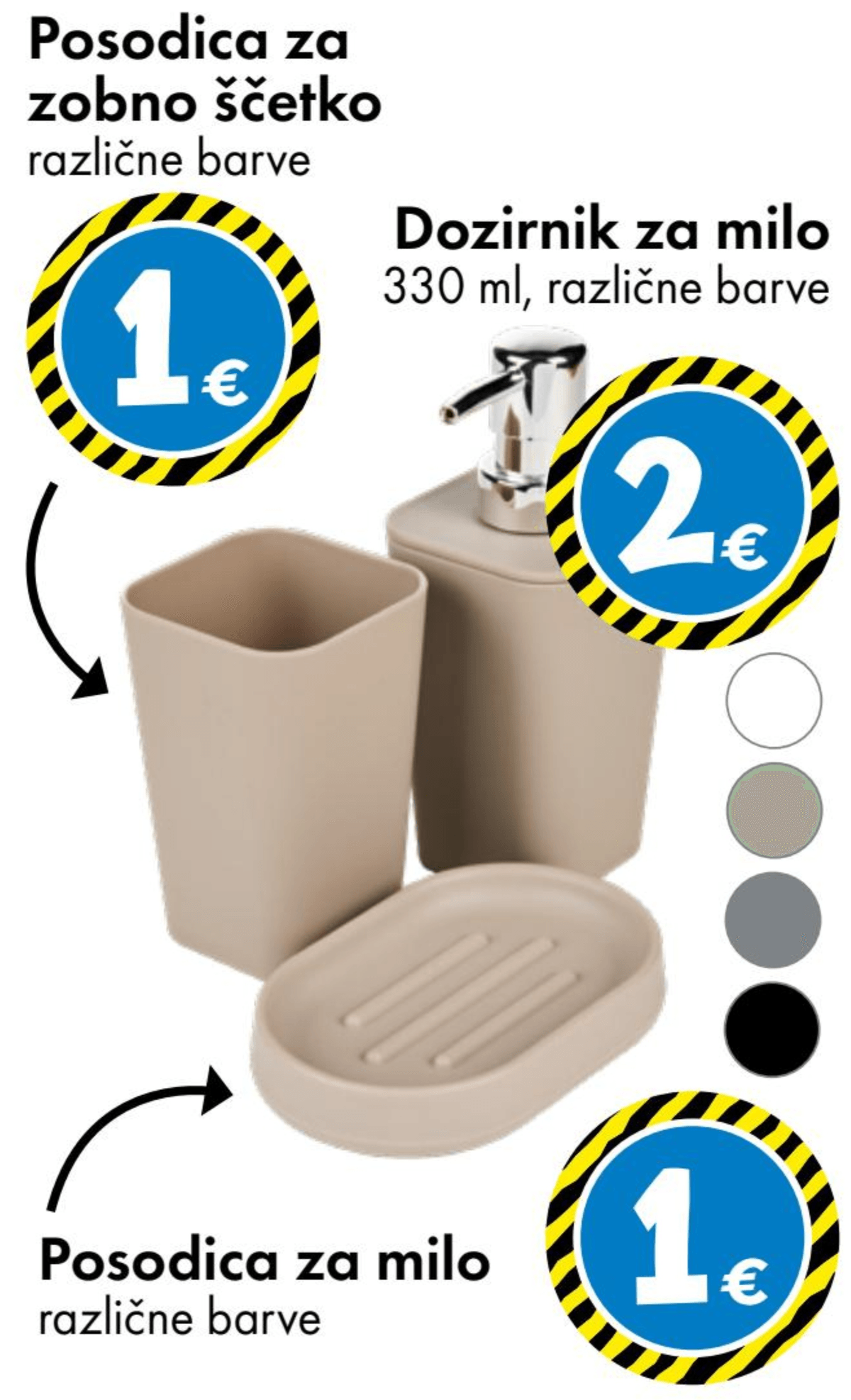 Posodica za milo - Akcija v trgovini Tedi