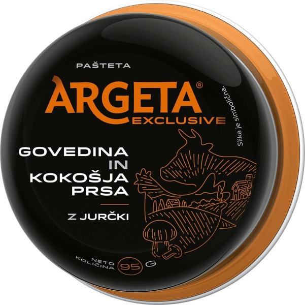 Pašteta Exclusive Argeta 95 g