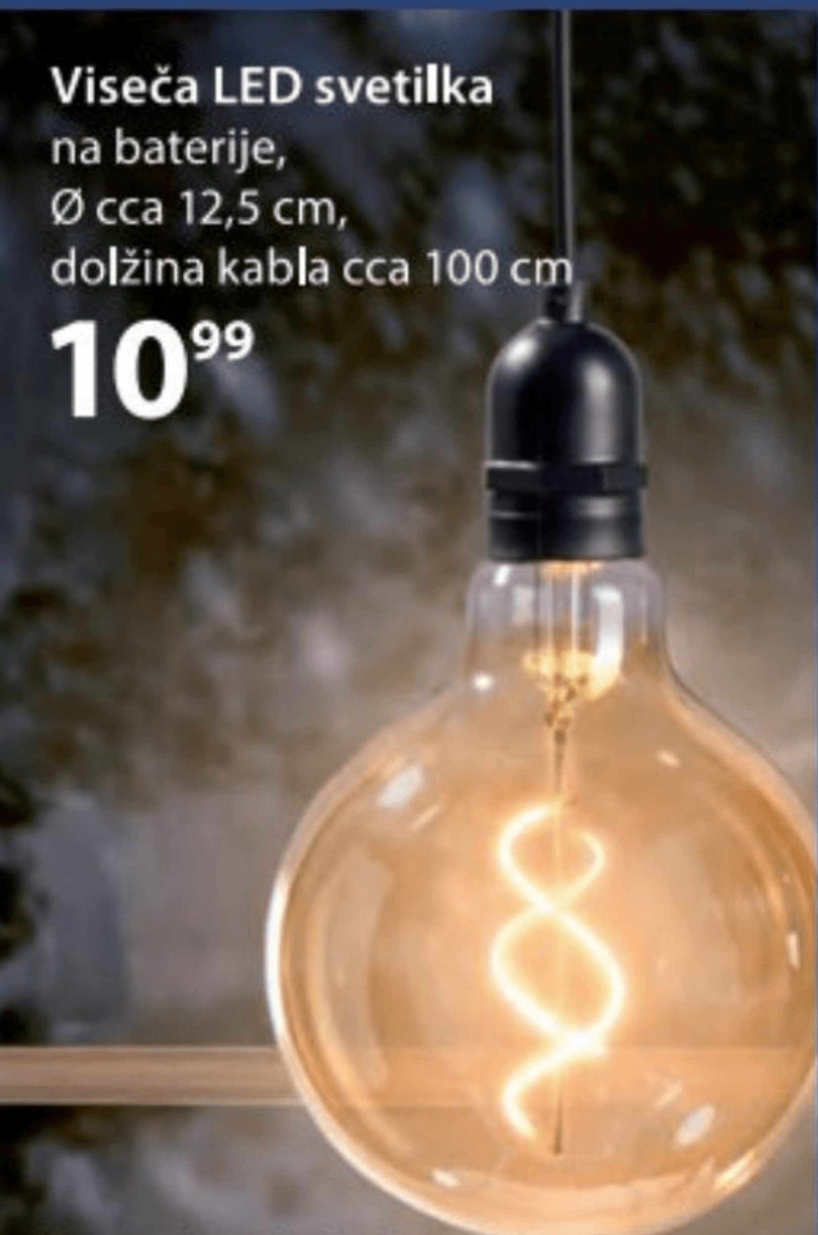 Viseča LED svetilka