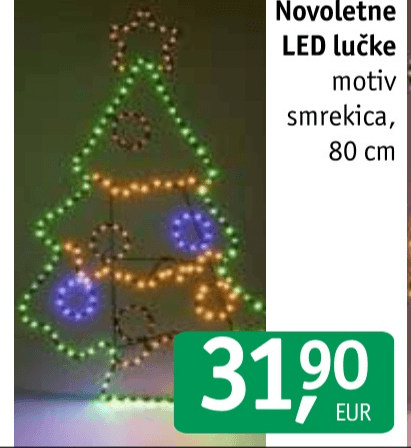 Novoletne LED lučke
