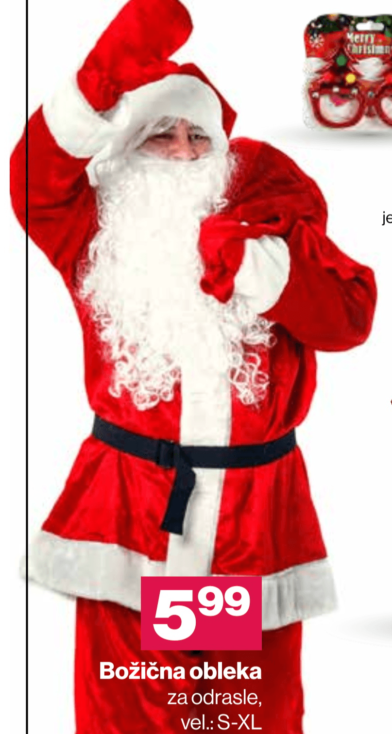 Božična obleka vel.: S-XL