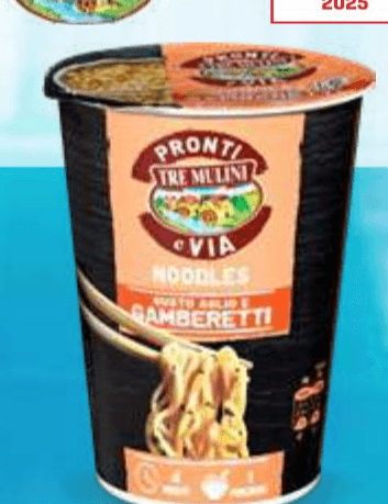 Tre Mulini Instant rezanci s kozicami in česnom 65 g