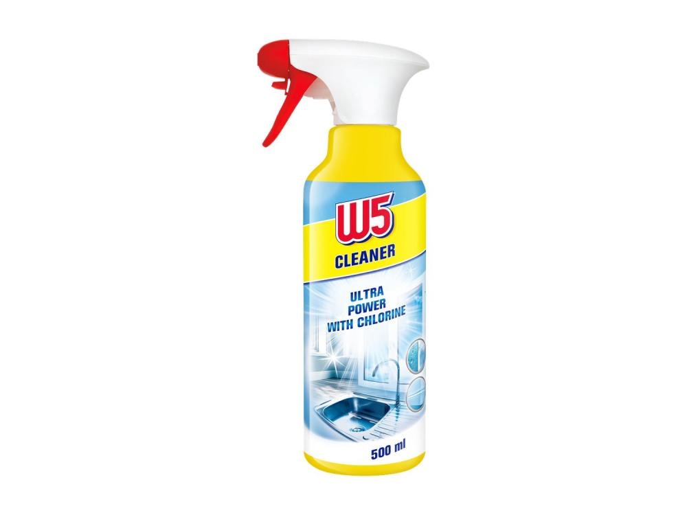 W5 Cleaner Ultra Power with Chlorine 500 ml - Akcija v trgovini Lidl