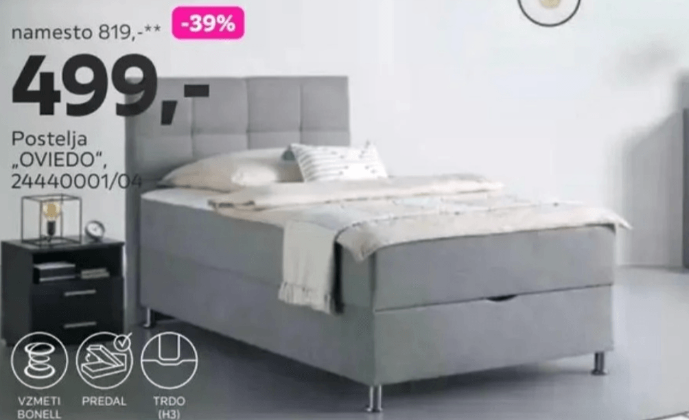 Postelja „OVIEDO”