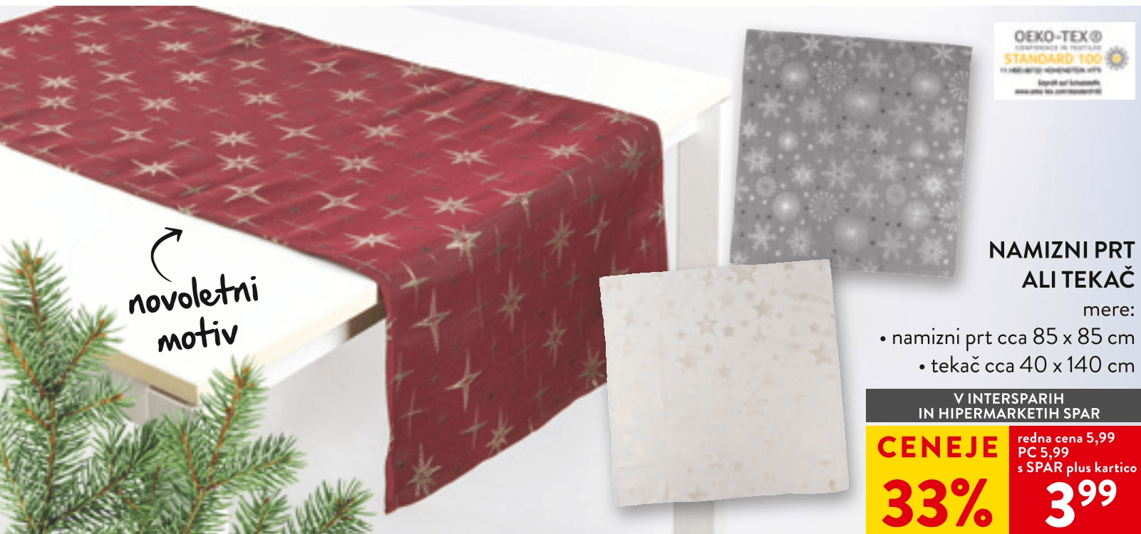 Namizni prt ali tekač