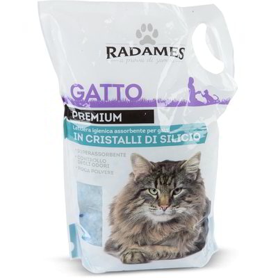 Radames Gatto Silikonski premium posip za mačje stranišče 3.8 l - Akcija v trgovini Eurospin