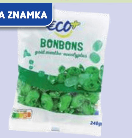 Trdi bonboni Mentol-Evkaliptus Eco 240 g