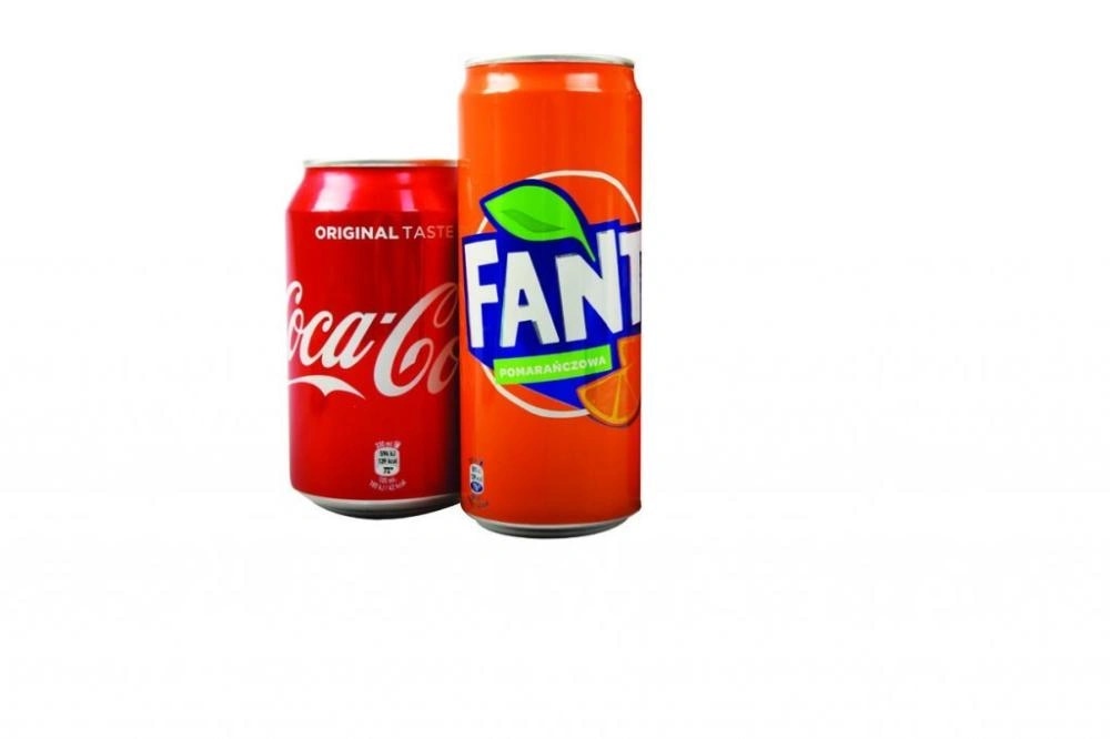 Coca-Cola, Coca-Cola Zero, Fanta 0,33 I