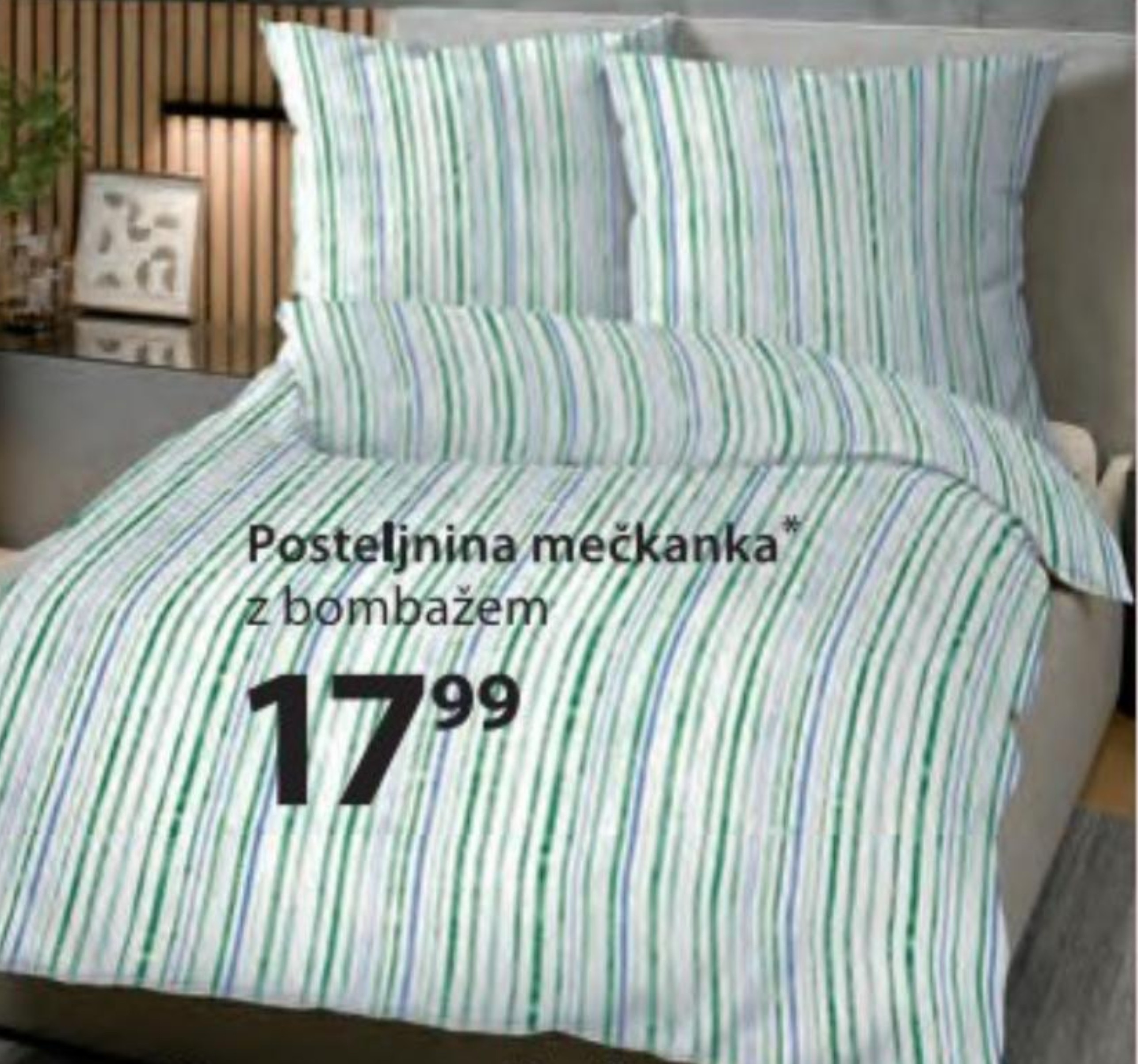 Posteljnina mečkanka - Akcija v trgovini NKD