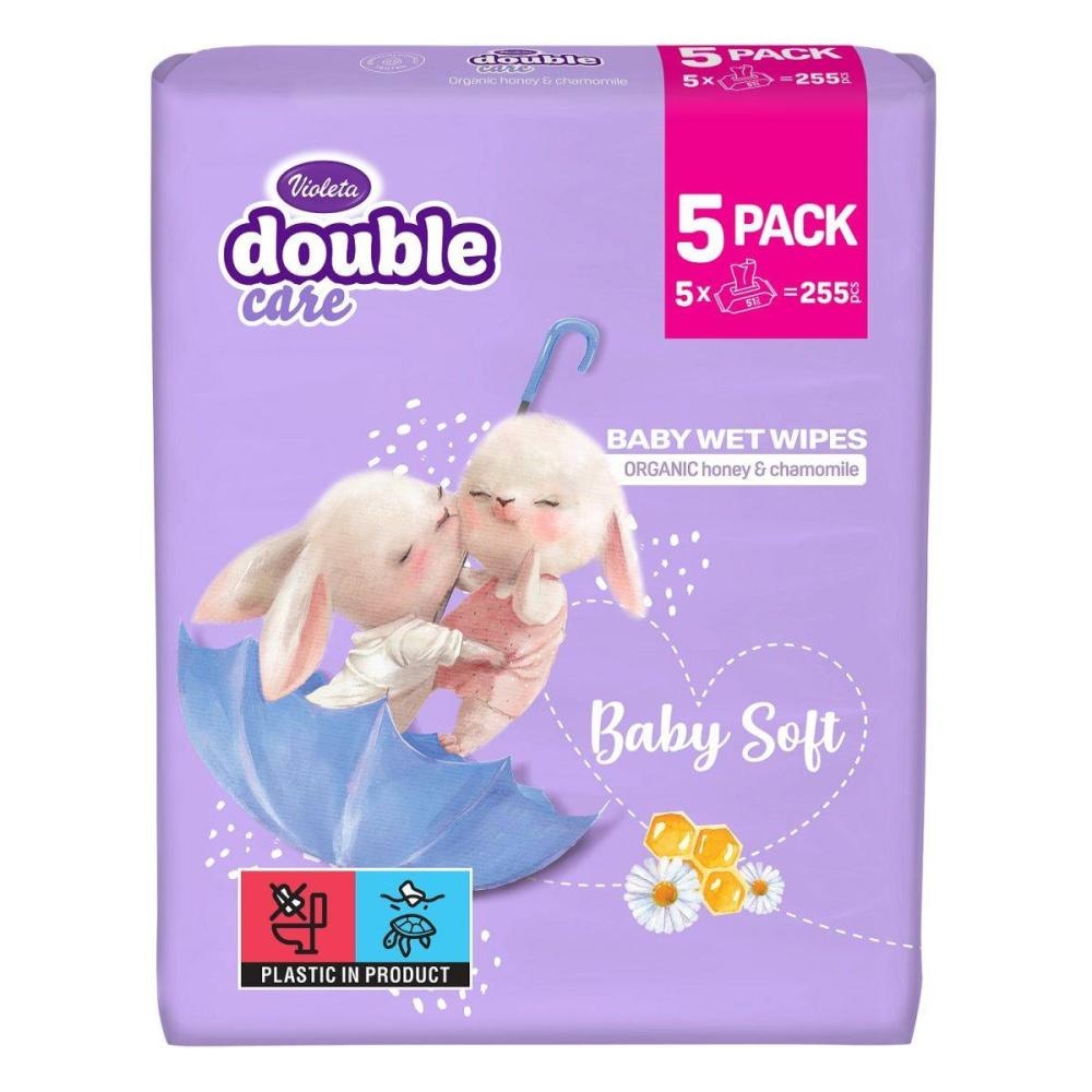 Violeta Otroški vlažni robčki 5x 51 kosov