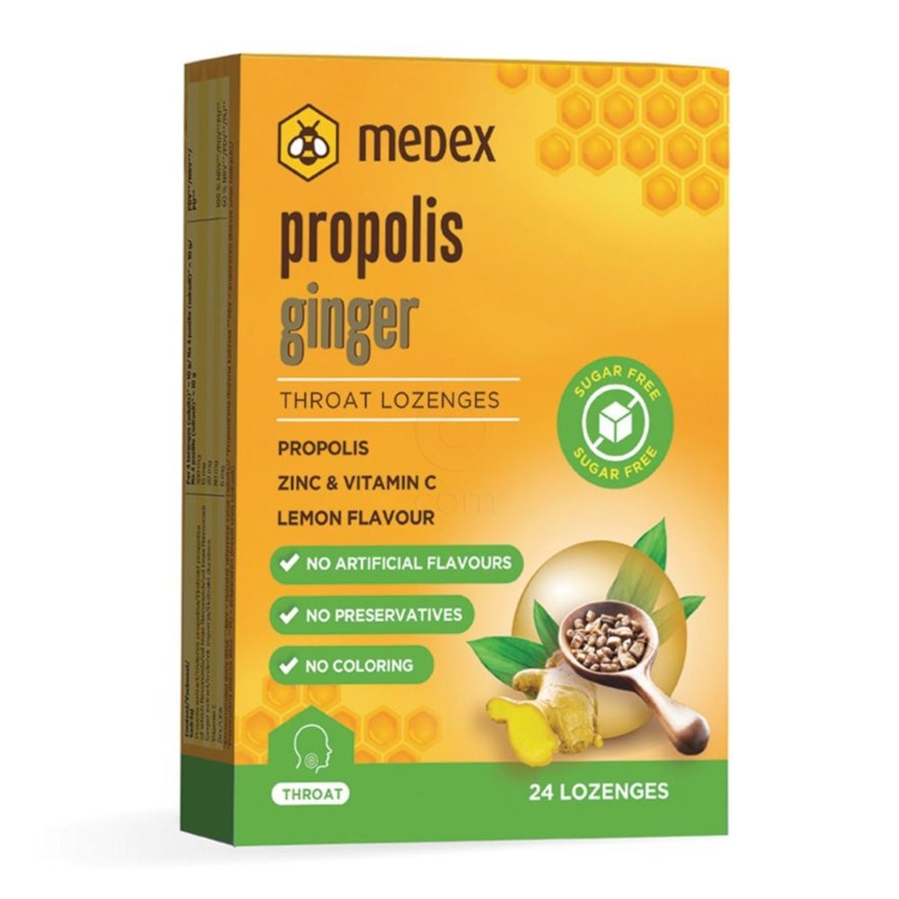 Medex Propolis ginger ali eucaliptus 24 x 2,5 g Medex