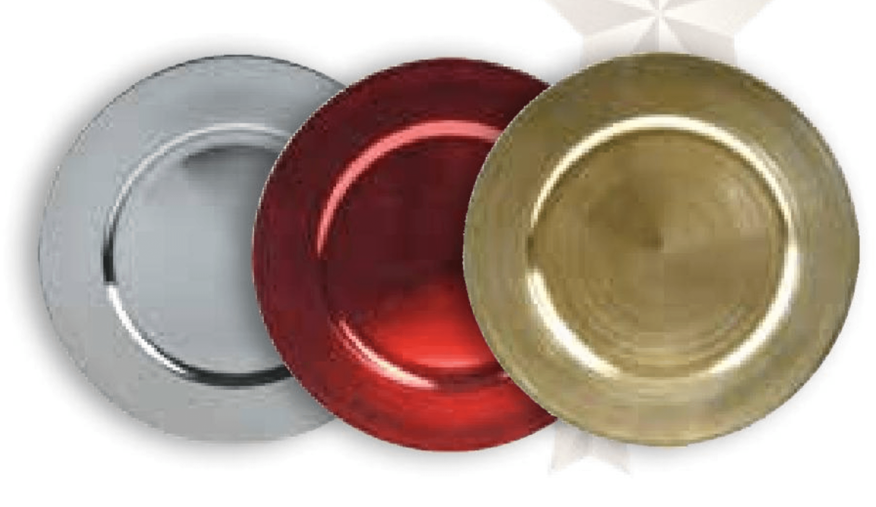 Plastični dekorativni krožnik