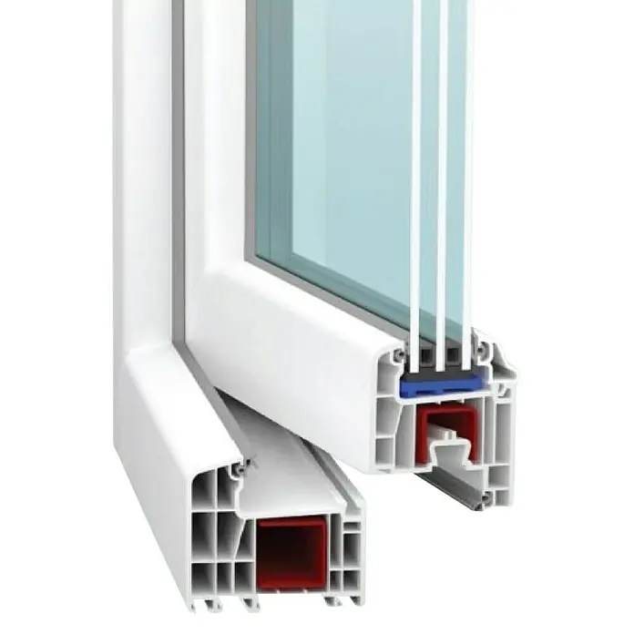 PVC okno 'Eco' 100 x 100 cm