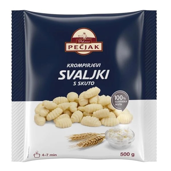 Krompirjevi svaljki s skuto Pekarna Pečjak 1 kg