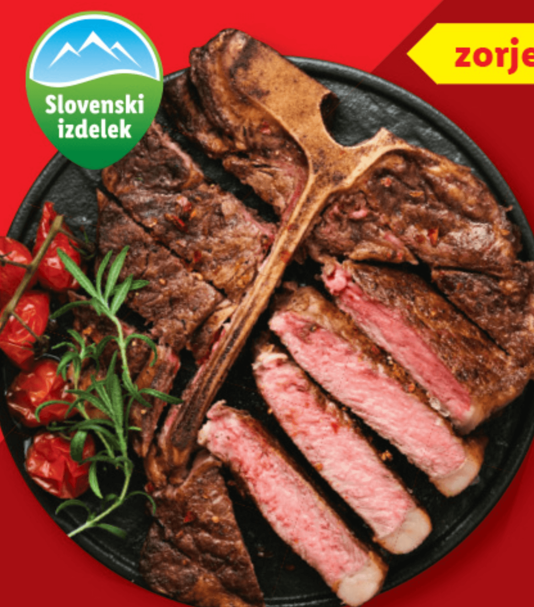 Deluxe Svež T-Bone Steak pribl. 1 kg