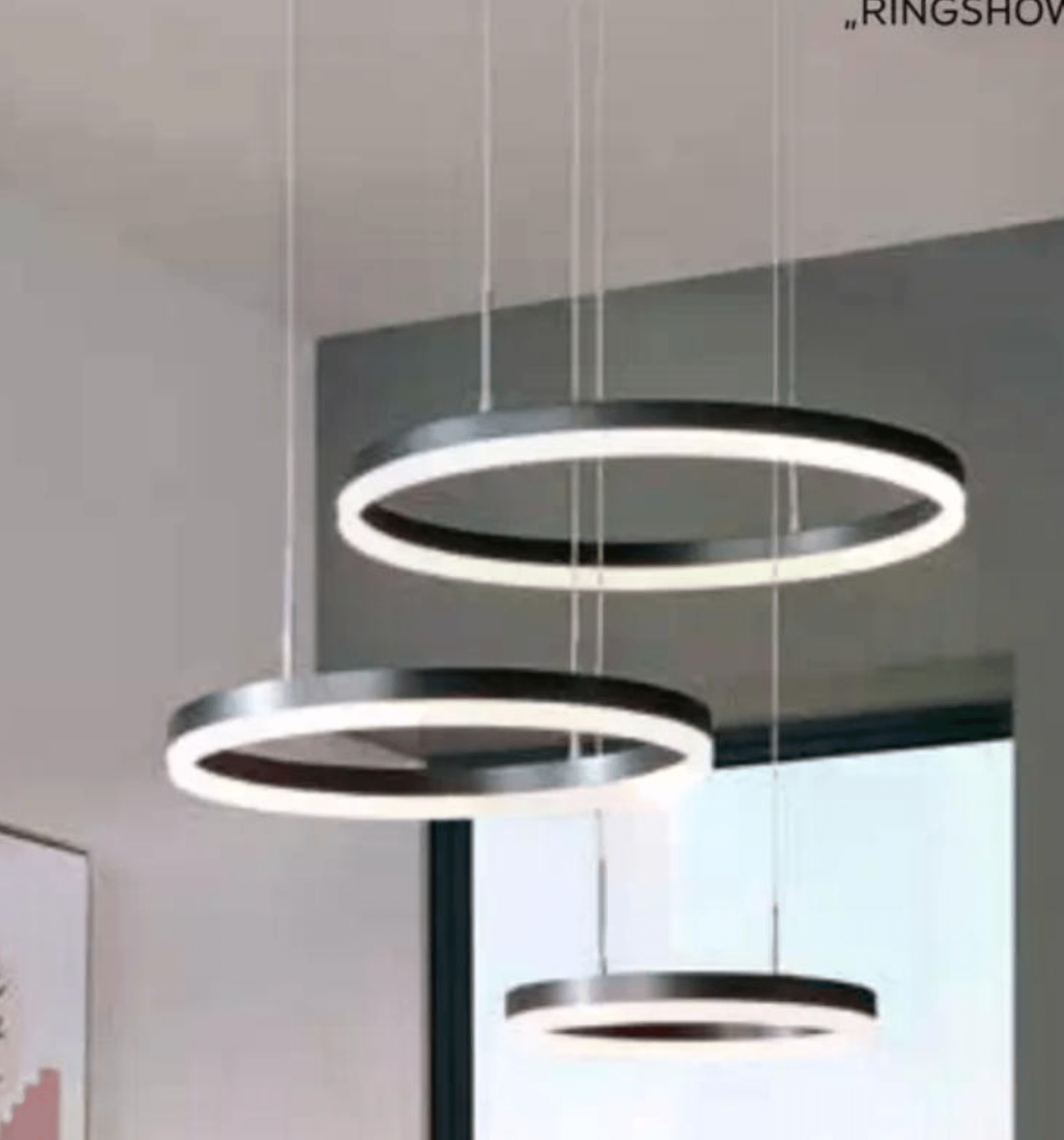 Novel Viseča LED-svetilka „Ringshow“