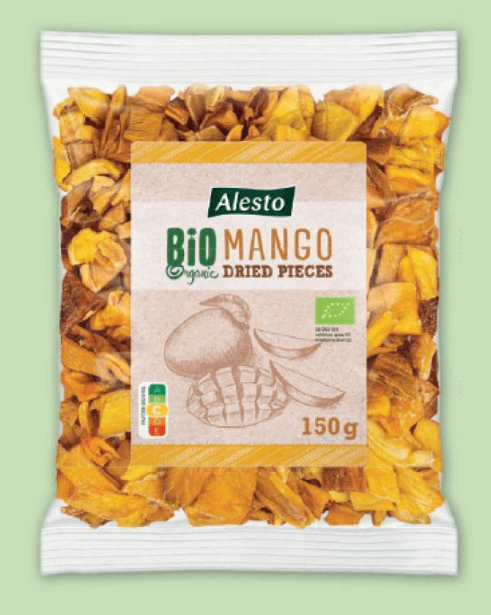 Alesto Bio sušeni mango 150g