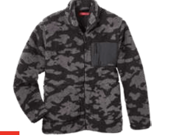 Moška jopa iz debelejšega flisa