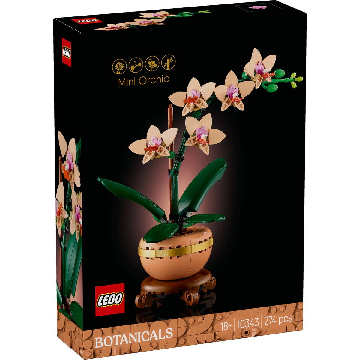 LEGO Botanicals mini orhideja 274 pcs
