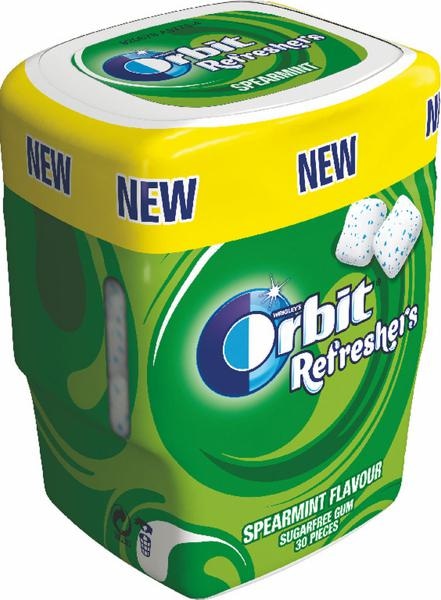 Žvečilni gumi Orbit Refreshers 67 g