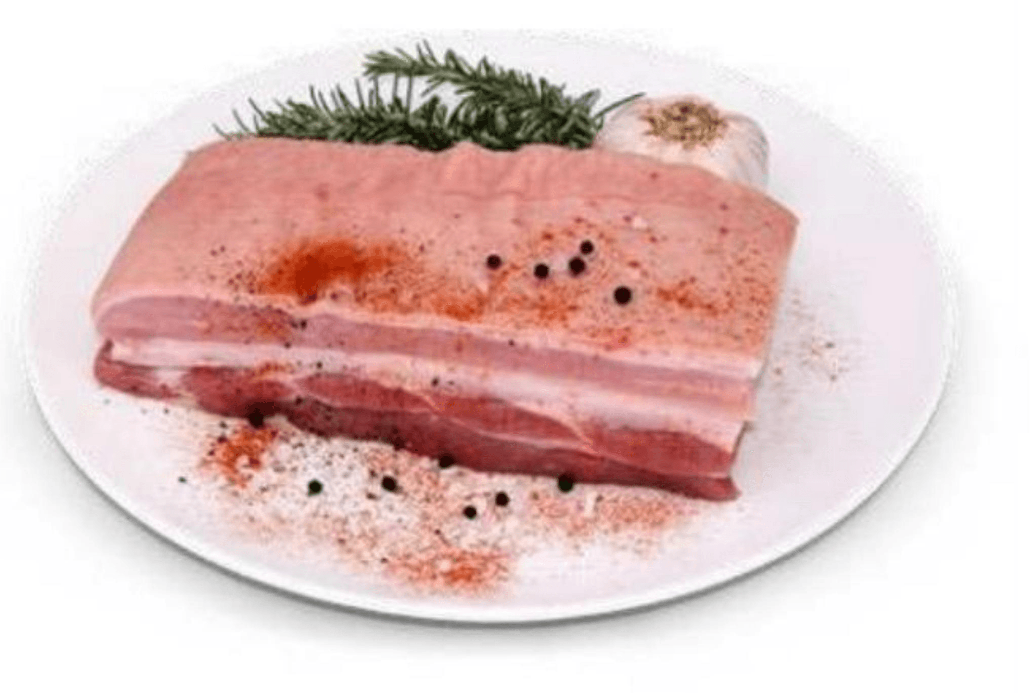 Svinjska rebra s kožo