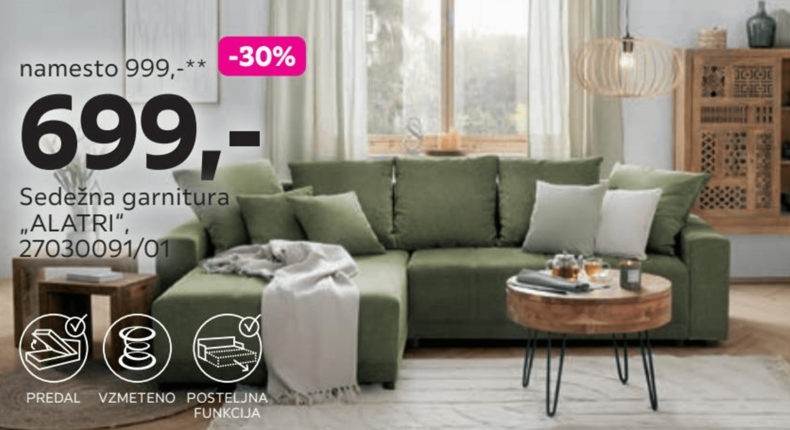 Sedežna garnitura "ALATRI"