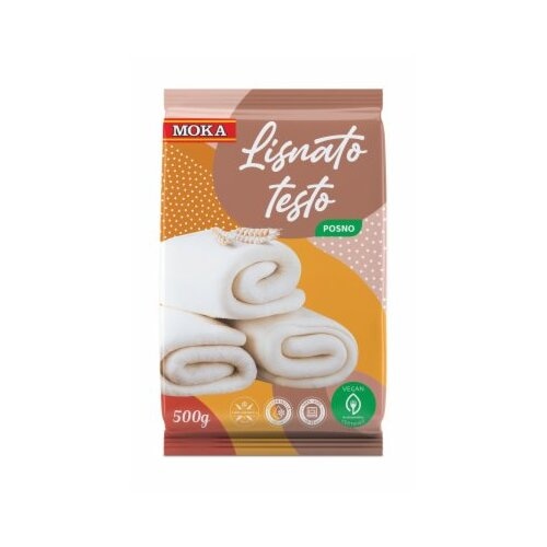 Lisnato testo Moka 500 g Moka