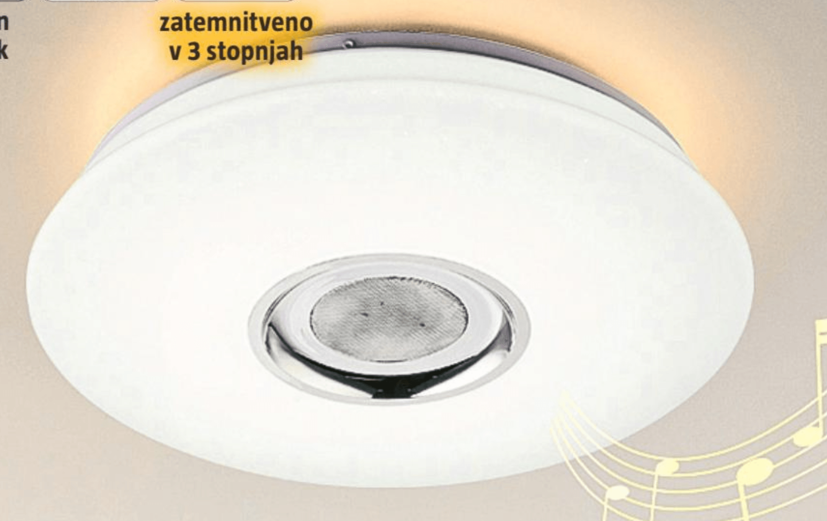 Stropna LED svetilka 'Melodia' 24 W, Ø 40 x v 7,8 cm, 1.710 lm, 3.000-6.500 K - Akcija v trgovini Bauhaus