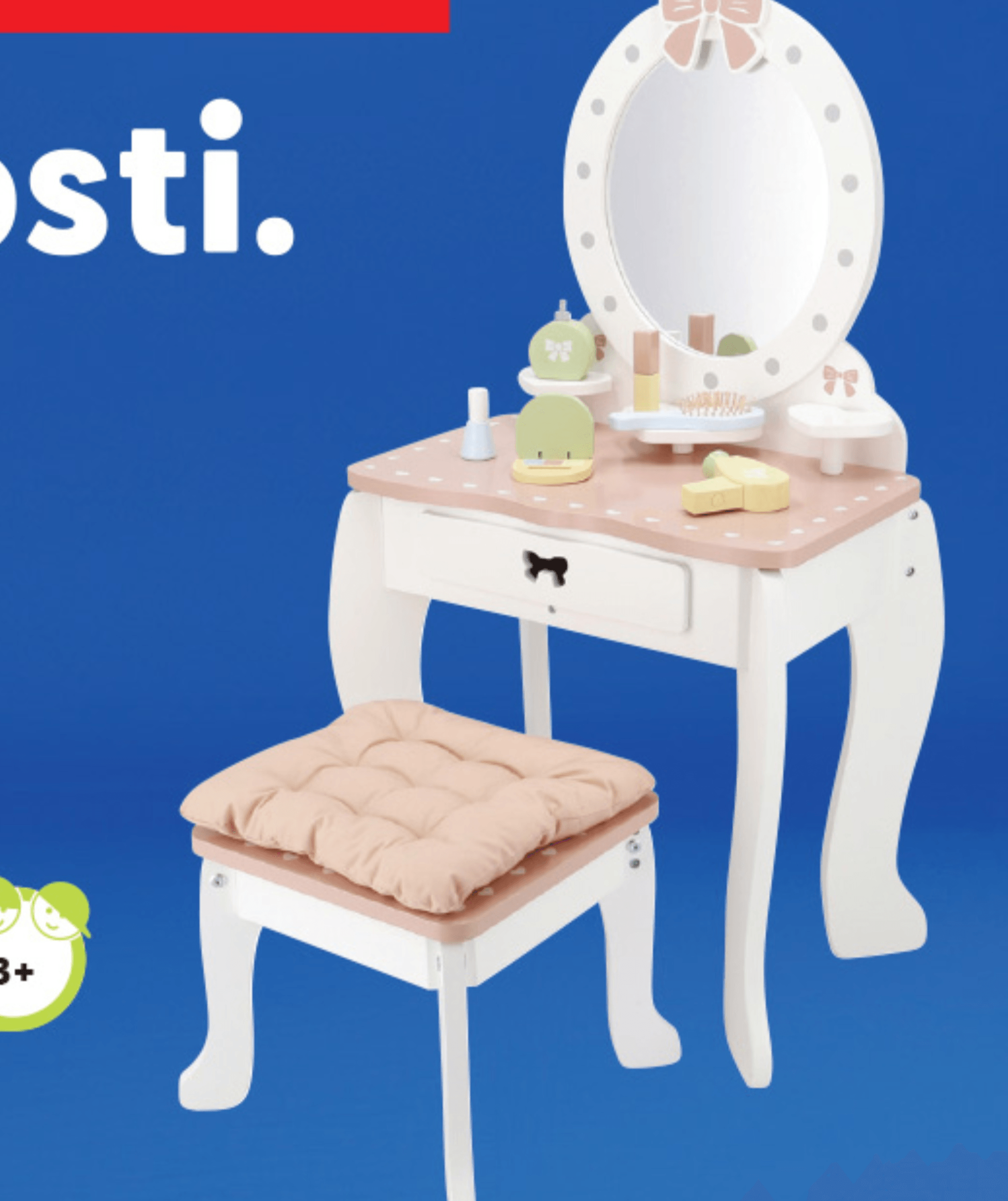 lupilu/Playtive Miza za ličenje