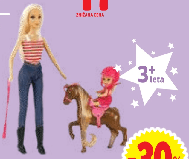 Morgan z otrokom in ponijem