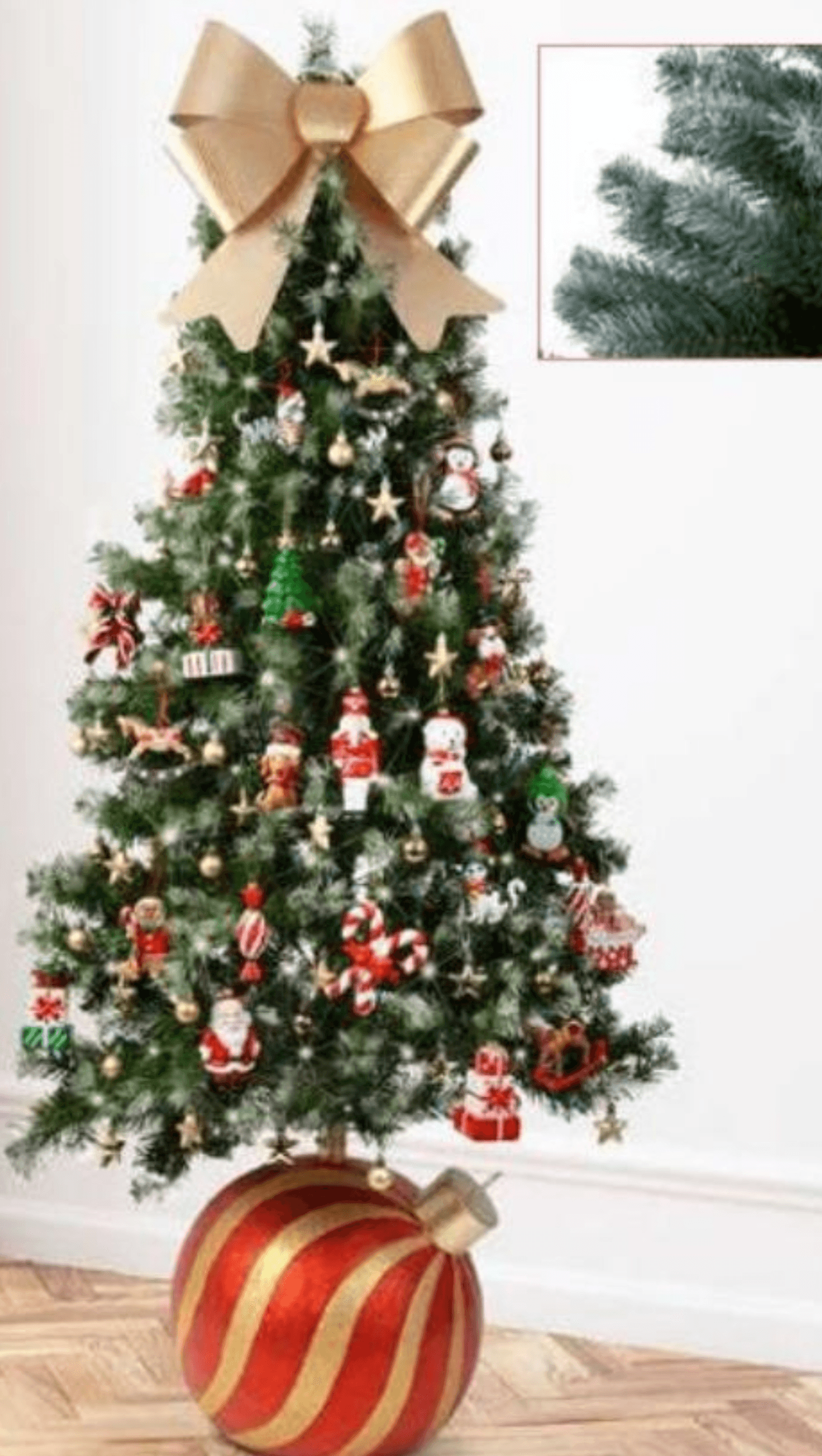 Božično belo drevo 180 CM