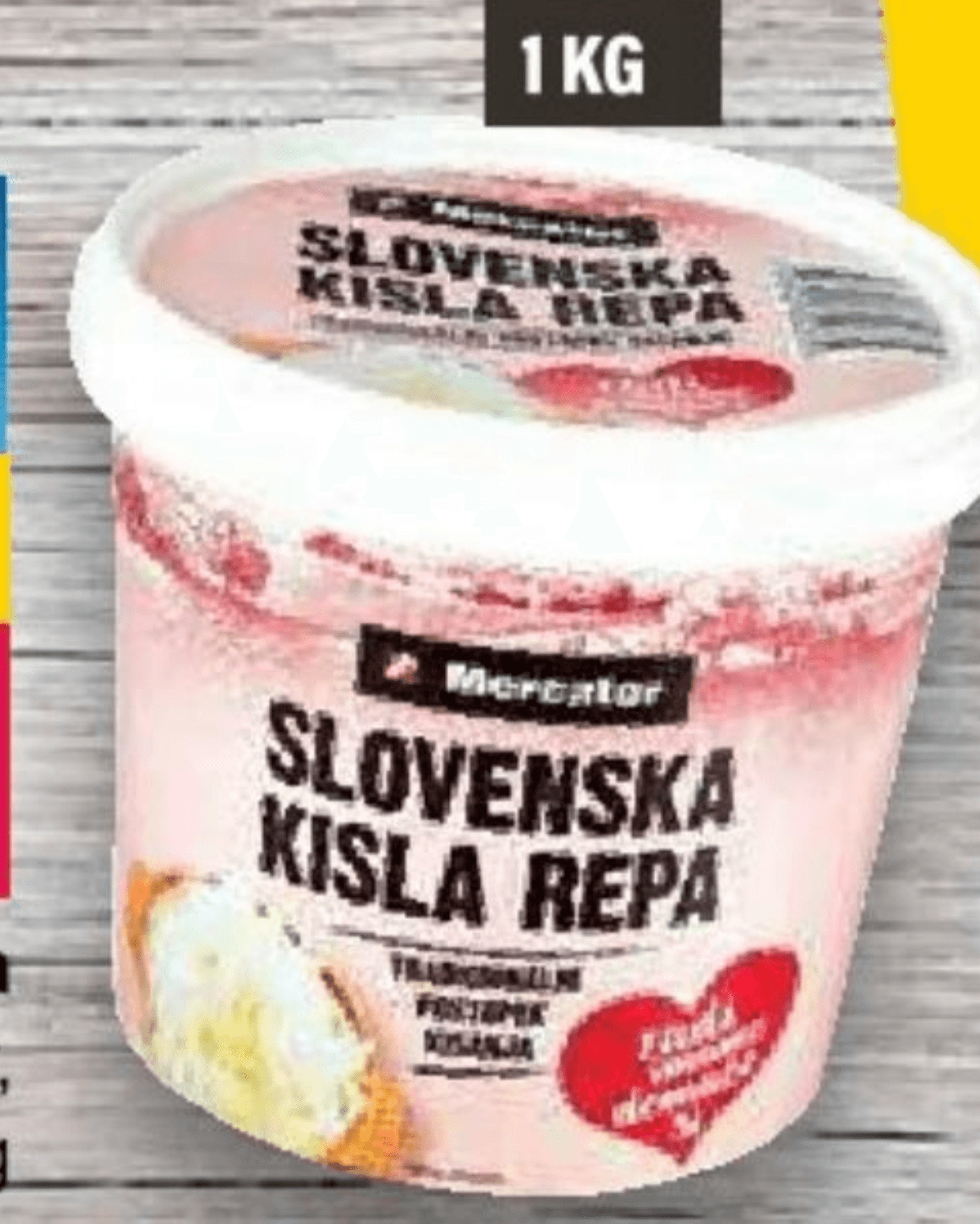 Kisla repa Mercator 1 kg