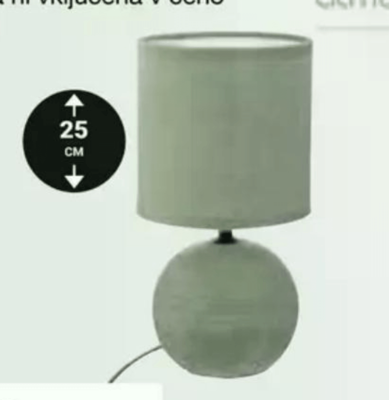 Namizna svetilka - Akcija v trgovini Pevex