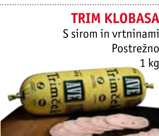 Trim klobasa 1 kg