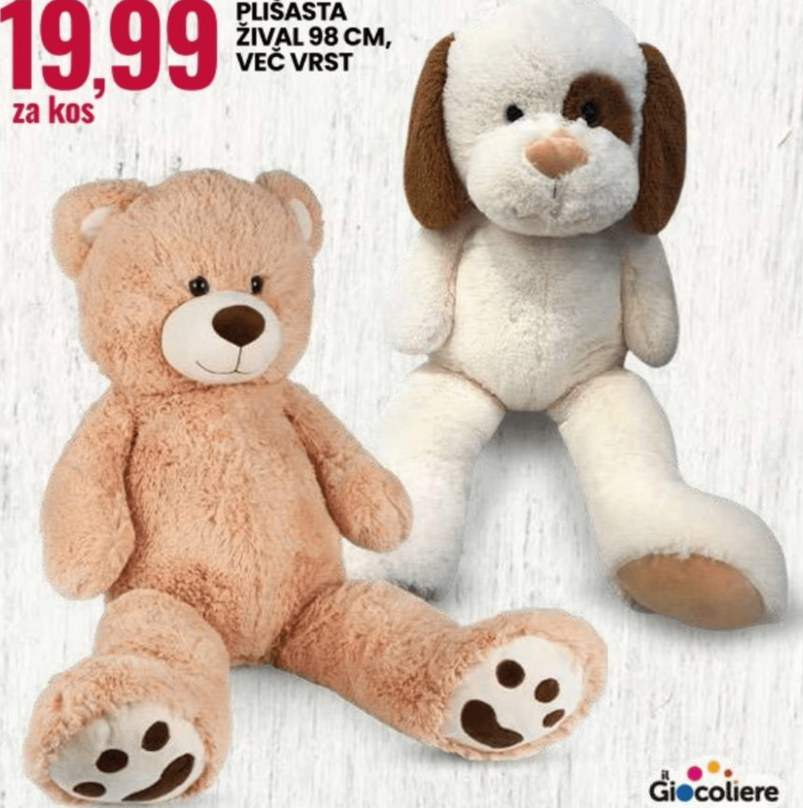 Plišasta žival 98 cm